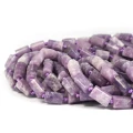 Lepidolit walec nieregularny ok. 10x6mm