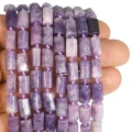 Lepidolit walec nieregularny ok. 10x6mm