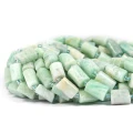 Amazonit walec nieregularny ok. 11x7mm