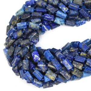 Lapis Lazuli walec nieregularny ok. 11x7mm