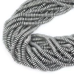 Hematyt srebrny oponka gładka ok. 4x1,5mm 
