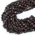 Granat kula fasetowana ok. 6mm