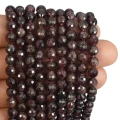 Granat kula fasetowana ok. 6mm