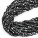 Larvikit talarek fasetowany ok. 4x2mm