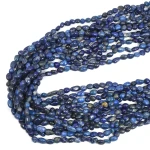 Lapis lazuli gładka nieregularna bryłka ok.6-10x4-6mm