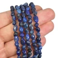Lapis lazuli gładka nieregularna bryłka ok.6-10x4-6mm
