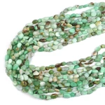 Chryzopraz gładka nieregularna bryłka ok. 8-13x4-8mm
