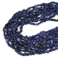 Lapis lazuli gładka nieregularna bryłka ok. 6-11x4-8mm