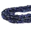 Lapis lazuli gładka nieregularna bryłka ok. 6-11x4-8mm