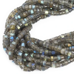 Labradoryt nieregularny talarek ok.6x4mm