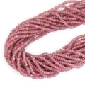 Turmalin różowy oponka fasetowana 4,2x2,2mm