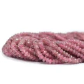 Turmalin różowy oponka fasetowana 4,2x2,2mm