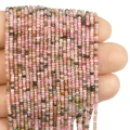 Turmalin wielokolorowy oponka fasetowana ok. 2,2x1,2mm
