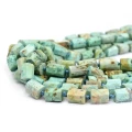 Turkus walec nieregularny ok. 10x8,5mm