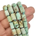 Turkus walec nieregularny ok. 10x8,5mm