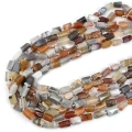 Agat botswana walec nieregularny ok. 11,5x8,5mm