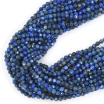 Lapis Lazuli ciemny kula fasetowana ok. 3,5mm