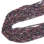 Mix szafir rubin oponka fasetowana ok. 3,7x2,8mm