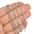Łańcuszek owal ok. 5x2,5mm [stal szlachetna 0,5m]