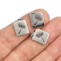 Zawieszka blaszka z wyciętym dmuchawcem ok. 17,5x10,5mm [zawieszka, stal]