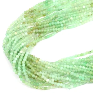 Chryzopraz układany kula fasetowana ok. 2,5mm