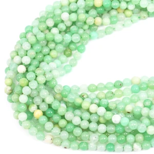 Chryzopraz kula gładka ok. 3,5mm