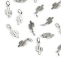 Zawieszka kaktus ok. 15,5x5,5mm [zawieszka, stal]