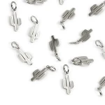 Zawieszka kaktus ok. 15,5x5,5mm [zawieszka, stal]