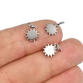 Zawieszka słoneczko ok. 13x7,5mm [zawieszka, stal]