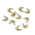 Łapacze dziewczynki ok. 8x4mm [stal szlachetna, kolor złoty] 10szt.
