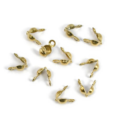 Łapacze dziewczynki ok. 8x4mm [stal szlachetna, kolor złoty] 10szt.