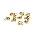 Łapacze dziewczynki ok. 8x4mm [stal szlachetna, kolor złoty] 10szt.