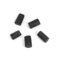 Turmalin czarny walec nieregularny ok. 12x7mm - 5 szt.