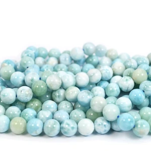 Larimar kula gładka ok. 8mm