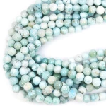 Larimar kula gładka ok. 6mm