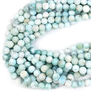 Larimar kula gładka ok. 6mm