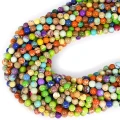 Jaspis cesarski fluo kula gładka ok. 4mm