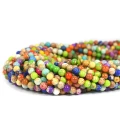 Jaspis cesarski fluo kula gładka ok. 4mm