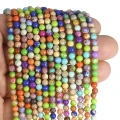Jaspis cesarski fluo kula gładka ok. 4mm