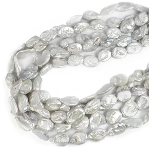 Perła hodowana nieregularny owal ok. 20-21x11,5-13 mm