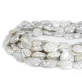 Perła hodowana nieregularny owal ok. 20-21x11,5-13 mm