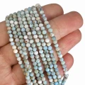Larimar kula fasetowana ok. 3,5mm