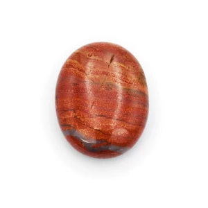 Jaspis czerwony owal gładki ok. 4,5x3,5x1,5cm