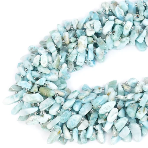 Larimar sopel płaski ok. 12-20x3-6mm