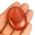 Jaspis czerwony owal gładki 11 ok. 4,5x3,5x1,5cm