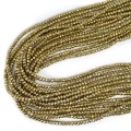 Hematyt jasne złoto oponka fasetowana ok. 4x3mm