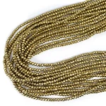Hematyt jasne złoto oponka fasetowana ok. 4x3mm