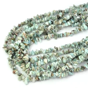 Larimar sieczka ok. 12-3x5-1mm [sznur 80cm]