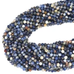 Sodalit mix kula fasetowana ok. 4,3mm