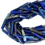 Lapis Lazuli szlifowany walec nieregularny ok.30-21x7-6mm